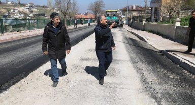 Kayseri Talas'ta asfalt sezonu açıldı