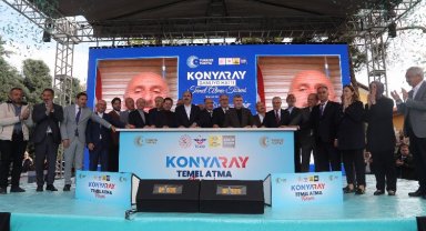 KONYARAY Banliyö Hattı'na temel