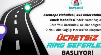 Nevşehir Belediyesi'nden ücretsiz ring