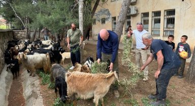 Amerikalı ve Hindistanlı hayırseverler depremzedelere keçi dağıttı