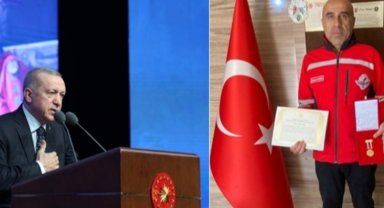 Bingöl İtfaiye Ekibi'ne Erdoğan'dan ödül