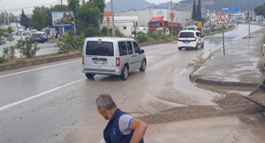 Bodrum'da ekipler sağanak teyakkuzda
