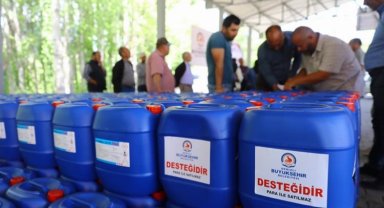 Denizli'de alabalık üreticisine 10 bin 300 litre dezenfeksiyon