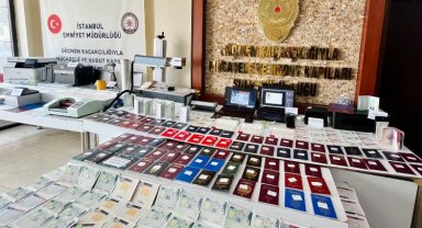 İstanbul'da sahte pasaport atölyesine 2 tutuklama