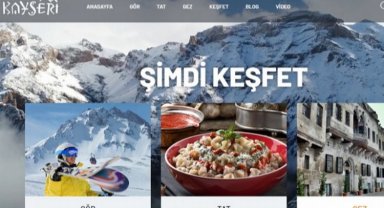 Kayseri Büyükşehir'den yeni turizm portalı