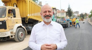 Kayseri Kocasinan'da asfalt mesaisi