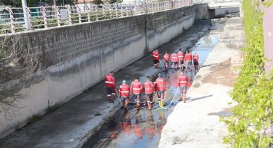 Kayseri Kocasinan'da kanal temizliği