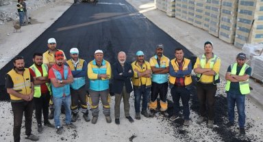 Kayseri Kocasinan'da sezonun ilk asfaltı döküldü