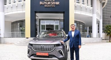 Malatya Büyükşehir Belediyesi makam aracı TOGG oldu
