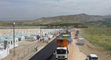 Malatya'da yol çalışmaları hız kesmiyor