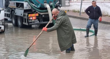 Manisa Turgutlu'da 'sağanak' seferberliği