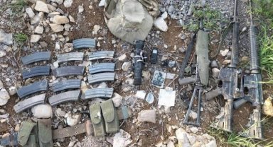 Pençe Kilit'te çok sayıda mühimmat ele geçirildi