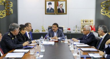 Seçim Güvenliği Toplantısı Vali Çiçek başkanlığında yapıldı