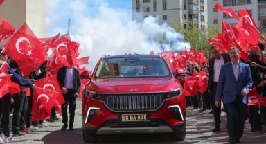 Sivas'ta Bilişim Lisesi'nde 'Togg' coşkusu