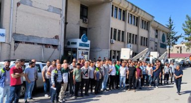 AKEDAŞ işçilerinin hakkını vermeyince işçiler kazan kaldırdı