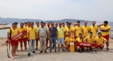 Bodrum Belediyesi'nden cankurtaran eğitimi