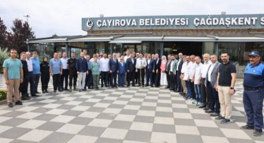 Çayırova protokolü kent bayramlaşmasında buluştu