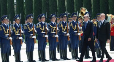 Cumhurbaşkanı Erdoğan Azerbaycan'da