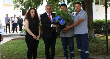 İzmir Güzelbahçe'de erken bayramlaşma