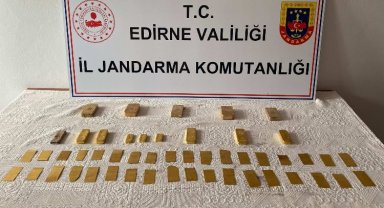 Kapıkule'de kaçak külçe altınlara el konuldu