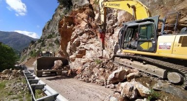 Kapuzbaşı Şelaleri yolunda önemli çalışma