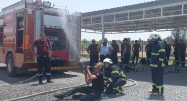 KKTC Genel Kuvvetleri'ni Konya İtfaiyesi eğitti