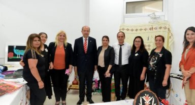 KKTC'de köy kadınlarının el emekleri sergilendi