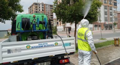 Malatya haşereyle yoğun mücadele veriyor