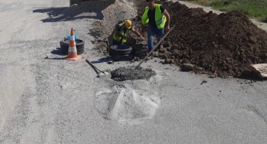 Manisa Akhisar'da ek yağmur suyu hattı tamamlandı