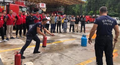 Manisa İtfaiyesi'nden STK'lara eğitim