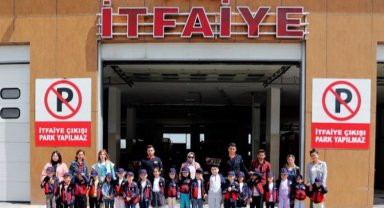 Nevşehir itfaiyesinden öğrencilere eğitim