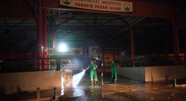 Osmangazi'de kurban kesim yerlerinde aralıksız temizlik