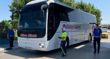 Otobüs terminallerinde bayram öncesi denetim