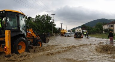 SASKİ taşkınlara anında müdahale
