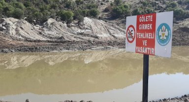 Sulama göletleri yüzmek için uygun değil!