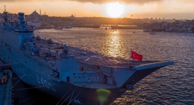 TCG Anadolu Sarayburnu'ndan 'planlı' ayrılıyor