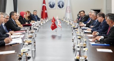 Bakan Tekin KKTC'li mevkidaşını ağırladı