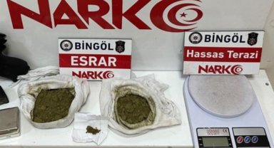 Bingöl'de uyuşturucuya 2 tutuklama