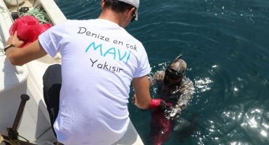 Bodrum'da dip temizliğe devam