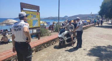 Bodrum'da 'Trafik Zabıta' denetimleri sıklaştırdı