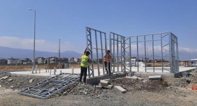 Gaziantep'te 'Osmangazi Evleri'nde çalışmalar tam gaz