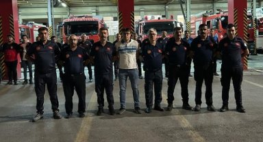 Kayseri itfaiyesinden Antalya yangınına destek