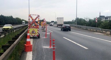 Kocaeli'de stadyum yolu için TEM'de çalışmalar başladı
