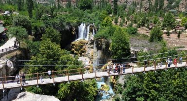 Konya'da Yerköprü Şelalesi yeni cazibe merkezi