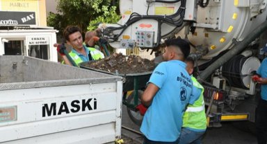 MASKİ'den yağmur suyu ızgarası temizliği