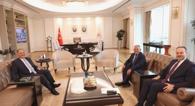 Mehmet Özhaseki Memduh Büyükkılıç'ı ağırladı