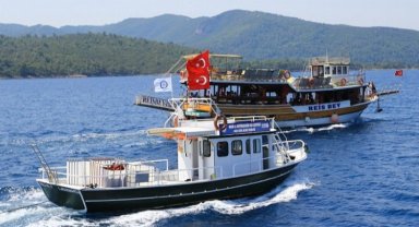 Muğla deniz temizliği için yoğun mesaide