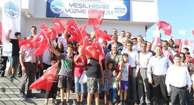 Kayseri Yeşilhisar'a yeni yüzme havuzu