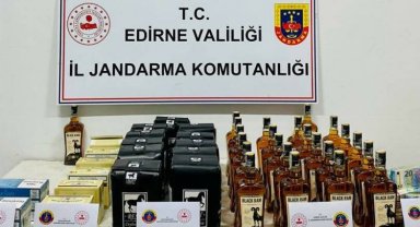 Edirne'de gümrük kaçaklarına el konuldu