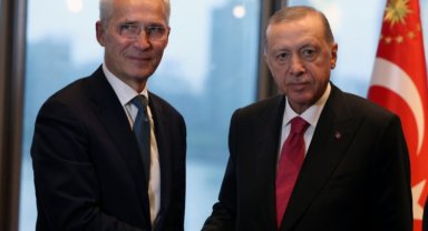 Erdoğan, Stoltenberg'i Türkevi'nde kabul etti